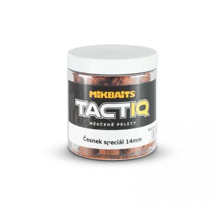 Mikbaits TactiQ měkčené pelety 250ml - Česnek speciál