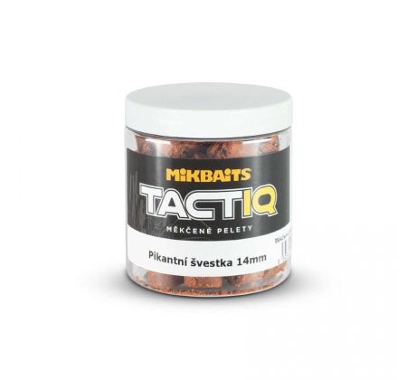 Mikbaits TactiQ měkčené pelety 250ml - Pikantní švestka