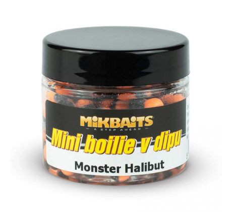 Mikbaits Mini boilie v dipu 50ml - Monster Halibut