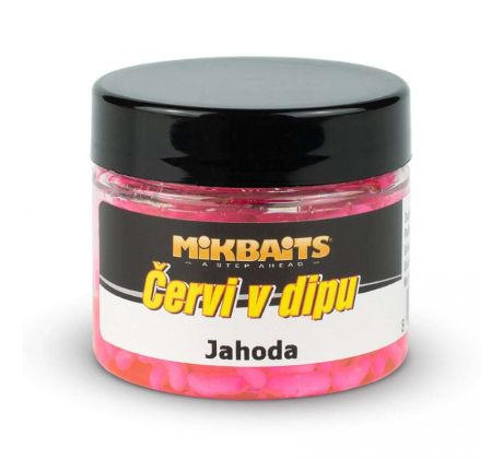 Mikbaits Červi v dipu 50ml - Monster Halibut