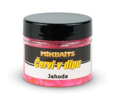 Mikbaits Červi v dipu 50ml - Jahoda