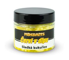 Mikbaits Červi v dipu 50ml - Sladká kukuřice