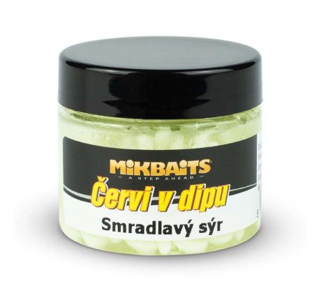 Mikbaits Červi v dipu 50ml - Smradlavý sýr