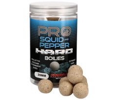 Starbaits Tvrdé boilie Hard Boilies Pro SQUID & PEPPER 200g