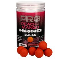 Starbaits Tvrdé boilie Hard Boilies Pro PEACH & MANGO 200g