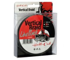 Hell-Cat Splétaná šňůra Braid Line Vertical Black 0.44mm, 41kg, 150m