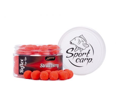 Sportcarp plovoucí boilies Reflex Strawbwrry (jahoda - červená)