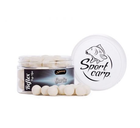 Sportcarp plovoucí boilies Reflex Garlic (česnek - bílá)