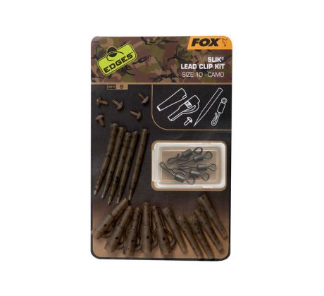 Fox Sada Edges Camo Slik Lead Clip Kit vel. 10