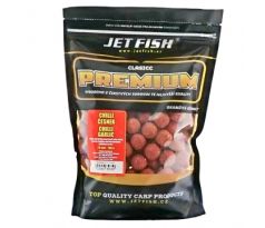 Jet Fish Premium clasicc boilie 700g 20mm - chilli/česnek