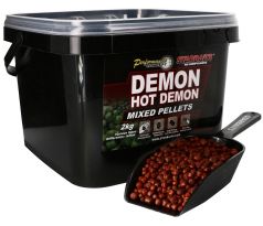 STARBAITS Hot Demon Pelety Mixed 2kg + lopatka