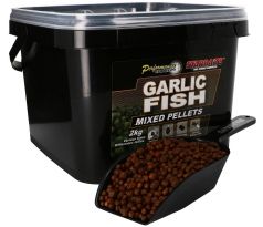 STARBAITS Garlic Fish Pelety Mixed 2kg + lopatka