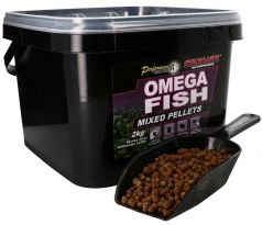 STARBAITS Omega Fish Pelety Mixed 2kg + lopatka