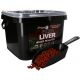 STARBAITS Red Liver Pelety Mixed 2kg + lopatka