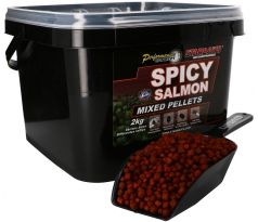 STARBAITS Spicy Salmon Pelety Mixed 2kg + lopatka