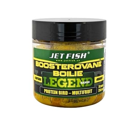 Jet Fish Boilie Boosterované 20mm 250ml Kořeněný Tuňák - Broskev