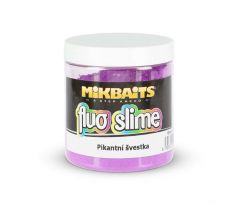Mikbaits Fluo slime obalovací dip 100g - Pikantní švestka - VÝPRODEJ !!!