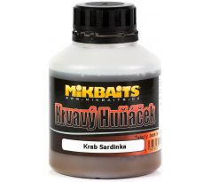 Mikbaits Krvavý Huňáček BOOSTER 250ml - Frankfurtská klobása - VÝPRODEJ !!!