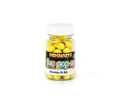 Mikbaits Plovoucí fluo boilie 60ml - Ananas N-BA 10mm - VÝPRODEJ !!!