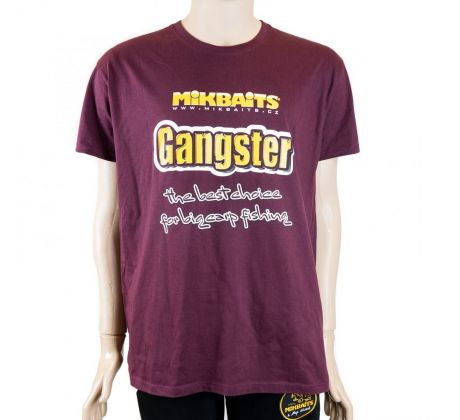 Mikbaits oblečení - Tričko Gangster burgundy
