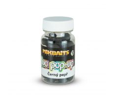 Mikbaits Mini Plovoucí fluo boilie 60ml - Černý pepř 10mm