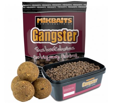 Mikbaits Boilies Gangster G2 Krab Ančovička Asa 2,5kg + Gangster pelety 700g - G2 Krab Ančovička Asa 6mm Zdarma !!!