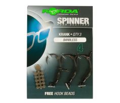 Korda hotové návazce Spinner Rigs Krank Barbless - bez protihrotu