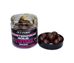 Jet Fish Mystery - Boosterované boilie 250ml 20mm - Jahoda & Moruše