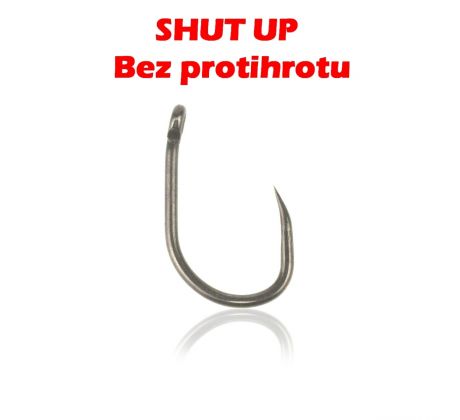 Garda háčky - SHUT UP carp hook 10ks Bez protihrotu