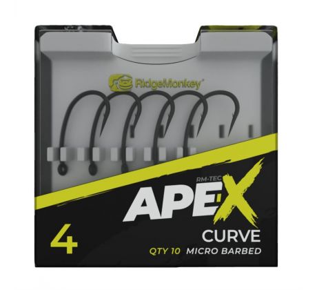 RidgeMonkey Háček Ape-X Curve Barbed