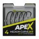 RidgeMonkey Háček Ape-X Medium Curve 2XX Barbed