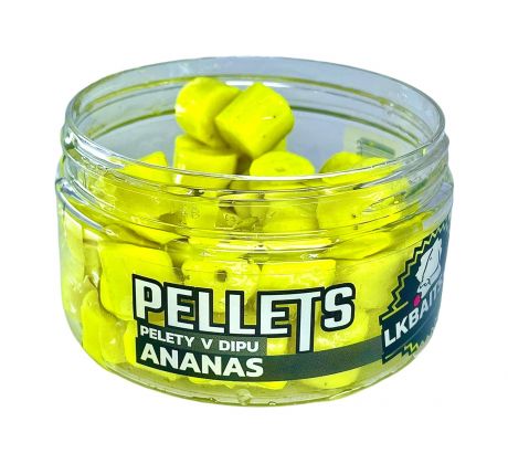 LK Baits Pelety v dipu Ananas 12mm, 60g