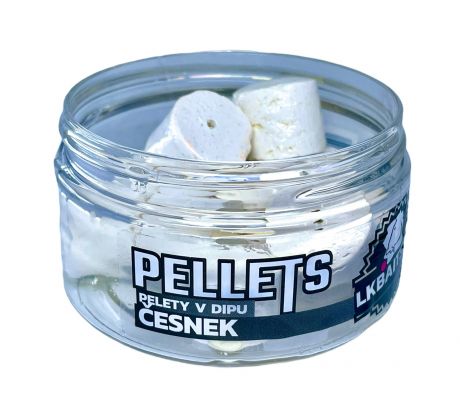 LK Baits Pelety v dipu Česnek 17mm, 60g