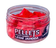 LK Baits Pelety v dipu Lesní Jahoda 12mm, 60g