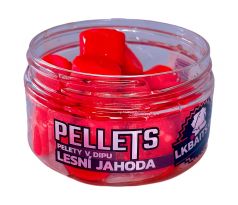 LK Baits Pelety v dipu Lesní Jahoda 17mm, 60g