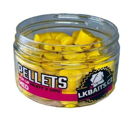 LK Baits POP-UP Pelety v dipu Med 12mm, 40g