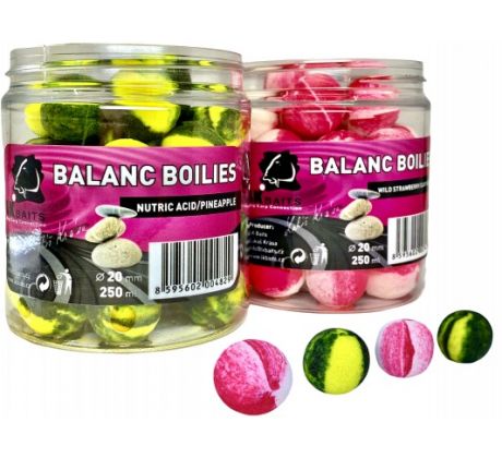 LK Baits BALANC Boilie 250ml 20mm NUTRIC ACID/PINEAPPLE