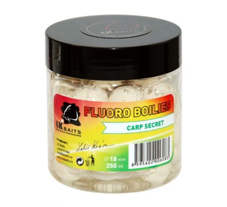 LK Baits Fluoro Boilies 250ml - Carp Secret