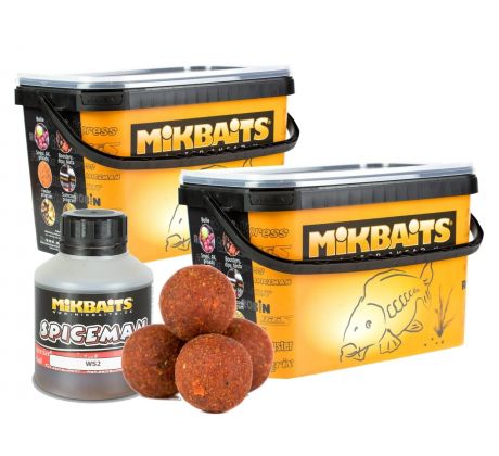 Mikbaits Boilie Spiceman WS1 Citrus 2x2,5kg + Booster 250ml Zdarma