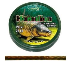 Katran Ztužená návazcová šňůrka Coated braided hook links HAMELION 20m