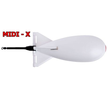 Spomb raketa na krmení Midi X Spomb White / Bílá