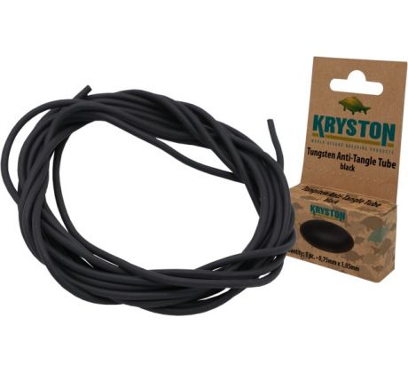 Kryston Tungsten - Hadička proti zamotání černá 0,75mmx1,85m