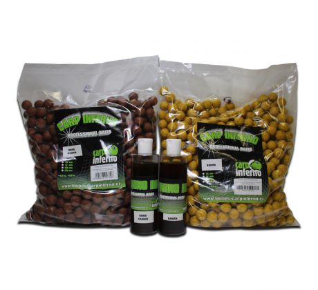 Carp Inferno AKCE Boilies Light Line 3 kg + 250 ml booster