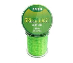 ZFISH Vlasec Green Cast Carp Line 600m