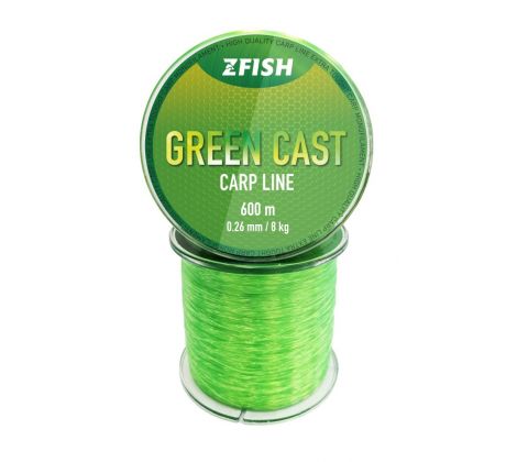 ZFISH Vlasec Green Cast Carp Line 600m