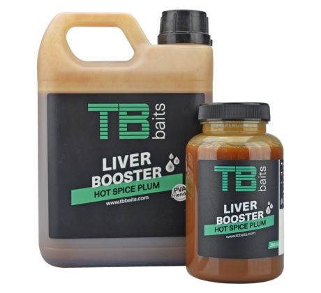 TB Baits Liver Booster Hot Spice Plum - VÝPRODEJ