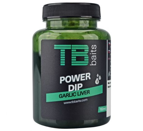 TB Baits Power Dip Garlic Liver 150 ml