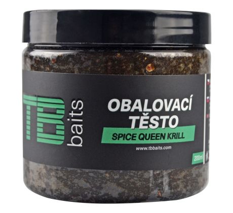 TB Baits Obalovací Pasta Spice Queen Krill 200 ml