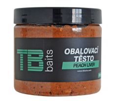 TB Baits Obalovací pasta Peach Liver 200 ml