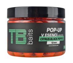 TB Baits Plovoucí Boilie Pop-Up Citrus - Black pepper + NHDC 65 g